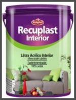 RECUPLAST MATE BLANCO  4L